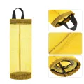 Plastic Bag Holder Dispenser, Hanging Mesh Storage Bag, Reusable for Grocery, Trash Bags, Socks. 