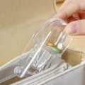 7 Compartments Portable Round Mini Plastic Pill Box Medicine Box Travel Pill Storage Case 7 Days Weekly Pill Organizer.
