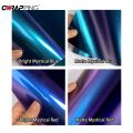 Sparkle Metallic Chameleon Vinyl Wrap Film Roll Purple To Blue Car Adhesive Vinyl Motorcycle Decal Wrapping Car Film Covering.