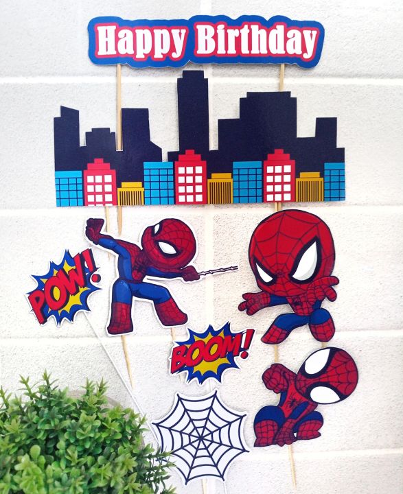 Spiderman%20Theme%20Picture%20Cake%20Topper%20%20102%20-%20Image%206