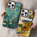 Van Gogh Starry Sky Art Phone Case For IPhone 16 15 14 13 12 11 Pro Max X XR XSMAX 8 7 Plus Matte Shockproof Back Cover.
