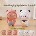 Kawaii Fans Panda Bubu And Yier Face Changing Doll Cute Panda Bubu And Dudu Cartoon Face Changing Keychain Pendant Doll. 