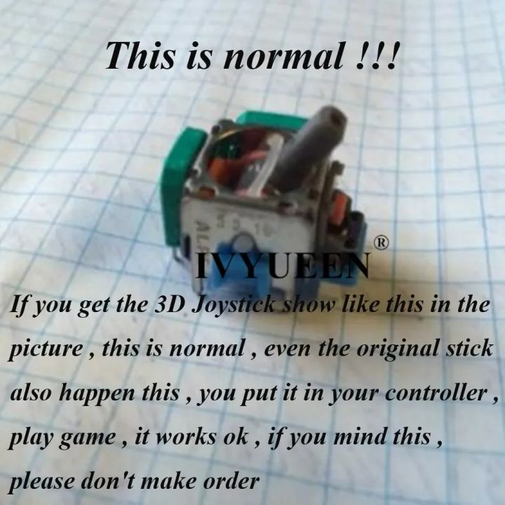 IVYUEEN%20Joysticks%20Replacement%20for%20Playstation%205%20DualSense%20PS5%20Controller%202K3%20Ohm%20Analog%20Stick%203D%20Thumbstick%20Repair%20Parts%20Kit%20-%20Image%205