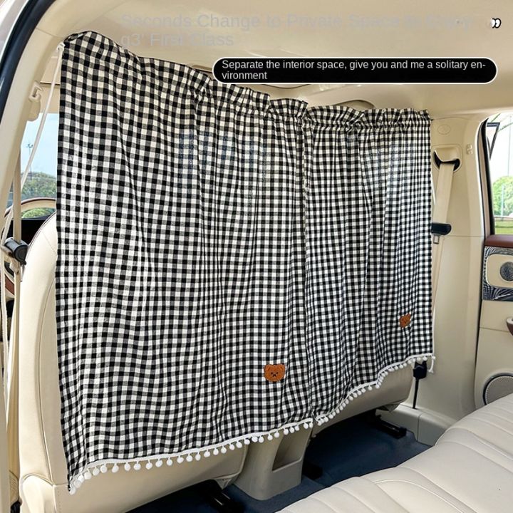 Plaid%20Bear%20car%20partition%20curtain%20Retractable%20sunscreen%20heat%20insulation%20car%20shade%20hanging%20in-car%20privacy%20curtain%20-%20Image%203