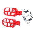 Red Foot Pegs Rest Footpegs for Yamaha TW200 PW50 PW80 Fit Honda CRF50 CRF70 KX65 KLX110 Pitbike Dirt Bike 50-160cc Motocross. 