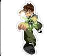 Ben 10 stickers  pack for mobile covers,laptop, notes books etc. 