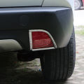 2PCs/Set ABS Chrome Car Rear Back Fog Light Lamp Frame Decoration Sticker Cover Trim for Peugeot 2008 2014-2019 Accessories. 
