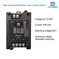 Autoro AB18 Automatic Transfer Switch ATS DC 12V-60V 18A Dual Power Switch with Digital Display - Uninterrupted Power Supply UPS. 