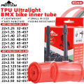 MOTSUV Road Bicycle TPU Lnner Tube 22 inch 22x1.25-1.75/22x1.95-2.50 Road Bike Mini Ultra-Light 34g/47g 45mm Length French Valve. 