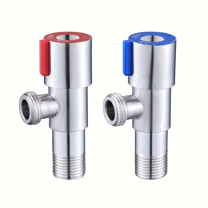 Stainless steel triangle valve, hot and cold water inlet valve for toilet, water heater, kitchen sink, triangle valve