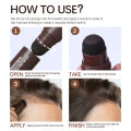 Hairline Shadow Powder Hair Waterproof Hairline Root Cover Up Natural Black Brown Eyebrow Contour Stick Repair Fill in Hair Tool staloofy hair. 