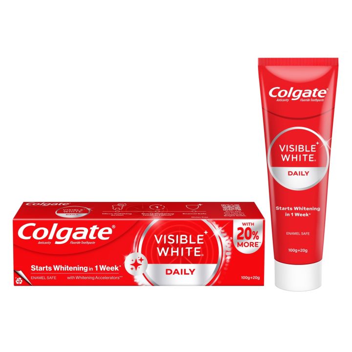 Colgate Visible White 100 Gm + 20 Gm