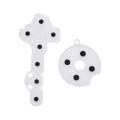 YuXi 1 Set Conductive  Pad Contact Pad For Xbox 360 Controller Silicone Button Repair Parts. 