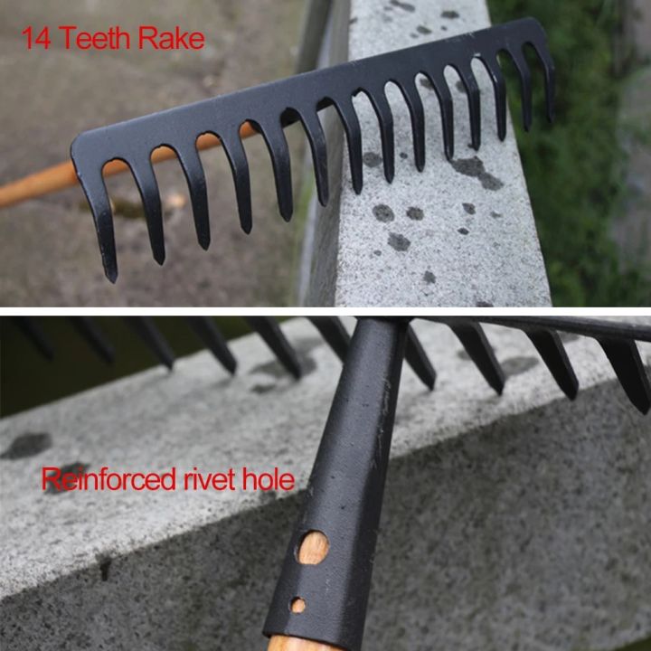 Farming%20Rake%20Stainless%20Steel%20Rake%2014-Tooth%20Hay%20Deciduous%20Rake%20Pine%20Soil%20Rake%20Garden%20Gardening%20Tools%20Agricultural%20Farm%20Tools%20-%20Image%204