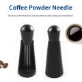 Espresso Coffee Stirring Tool, Coffee Powder Stirrer, Needle Distributor, Wood Handle, Barista Hand Distribution Tool. 