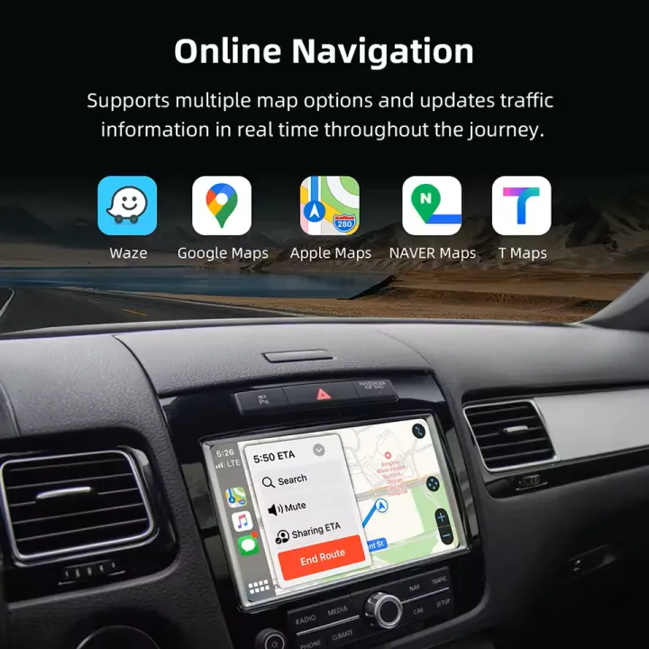Wireless%20Carplay%20Android%20Auto%20for%20Volkswagen%20Touareg%20With%208-inch%20Screen%20RNS850%202011-2018%20Mirroring%20Car%20Play%20AirPlay%20Multimedia%20-%20Image%204