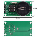 DS1302/DS1307/PCF8563/DS3231 AT24C32 I2C IIC Memory 3.3V-5V Real Time Precision RTC Clock I2C Module DS3231SN for Arduino. 