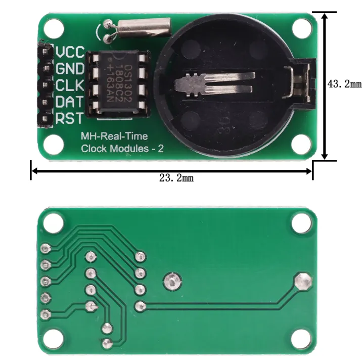 DS1302/DS1307/PCF8563/DS3231%20AT24C32%20I2C%20IIC%20Memory%203.3V-5V%20Real%20Time%20Precision%20RTC%20Clock%20I2C%20Module%20DS3231SN%20for%20Arduino%20-%20Image%202