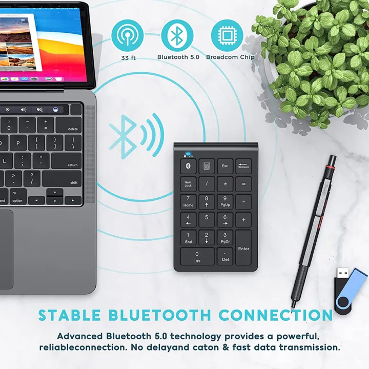 SeenDa%20Rechargeable%20Wireless%20Numeric%20Keypad%20Bluetooth%20Number%20Pad%20Slim%2022-Keys%20External%20Numpad%20Keyboard%20Data%20Entry%20-%20Image%203