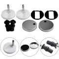 2Pcs Toilet Seat Fixings For Most Standard Toilet Seats With Top Fix Hinge Release Quick Install Toilet Kit.