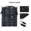 500W Flexible Solar Panel Mobile Power Supply Suitable For Housing, Camping, And RV Power Supply. 