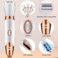 Solimpia 5-in-1 Electric Hair Removal Device Rechargeable Body Nose Hair Trimmer Eyebrow Grooming Kit for Woman. 