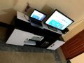 ImKamp  Gaming Room Furniture Console Modern LED TV Stand White TV Cabinet upto 60 inches. 