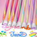 6Pcs Mixing of 3 Colors Rainbow Gel Pens Color Changing Ballpoint Pen Glitter Pen Set for Adults Coloring Book Drawing Doodling. 