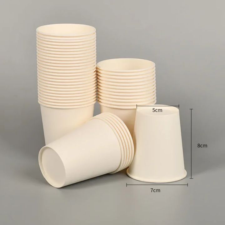 50/100PCS%20210/250ml%20Pure%20White%20Paper%20Cups%20Disposable%20Coffee%20Tea%20Milk%20Cup%20Party%20Drinking%20Accessories%20Camping%20Party%20Supplies%20-%20Image%205