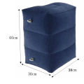 PVC Kids Flight Sleeping Footrest Pillow Resting Pillow On Airplane Car Bus Pillow Inflatable Travel Foot Rest Pillow Foot Pad. 