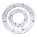 1Pc Heavy Duty Aluminium Alloy Rotating Bearing Plate Turntable Round Dining Table Bearings Swivel Plate 4in/6in/8in/10in.