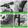 ROCKBROS Helmet Lock Antitheft Mini Bicycle Lock 3 Digit Password Lock Ultralight Flexible Bike Lock Motorcycle Helmet Lock Part. 