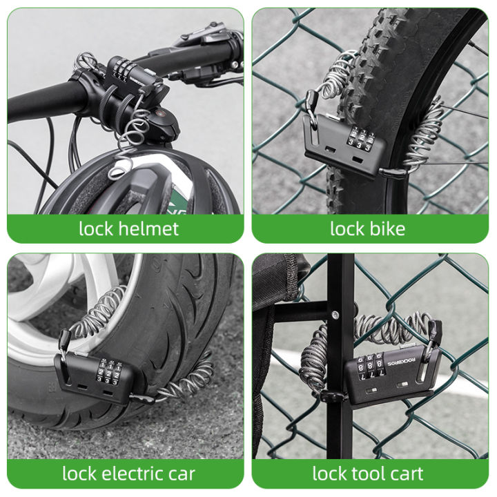 ROCKBROS%20Helmet%20Lock%20Antitheft%20Mini%20Bicycle%20Lock%203%20Digit%20Password%20Lock%20Ultralight%20Flexible%20Bike%20Lock%20Motorcycle%20Helmet%20Lock%20Part%20-%20Image%206