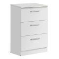 Side Table with 3 Drawer for Large Storage Chester Drawers Space-saving customize. 