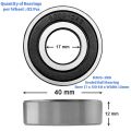 8 Inch Heavy Duty Fixed Caster Wheels, Rubber Molded Solid Tires Wheels with Rubber Knobby Tread for Workbench, Dolly, Cart, Trolley, Wagon & Chicken Coop, Large Castor Wheels, 1 piece. 