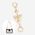 Metal Bow Bag Purse Extender Chain Strap Replacement Bag Accessories for Women Handbag Purse Shoulder Bag Crossbody Bag Straps.