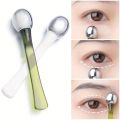 1pc Eye Roller Massage Stick Eye Cream Applicator Cosmetic Spatula Anti Wrinkle Facial Spoon Gold Alloy Face Thin Skin Care Tool. 