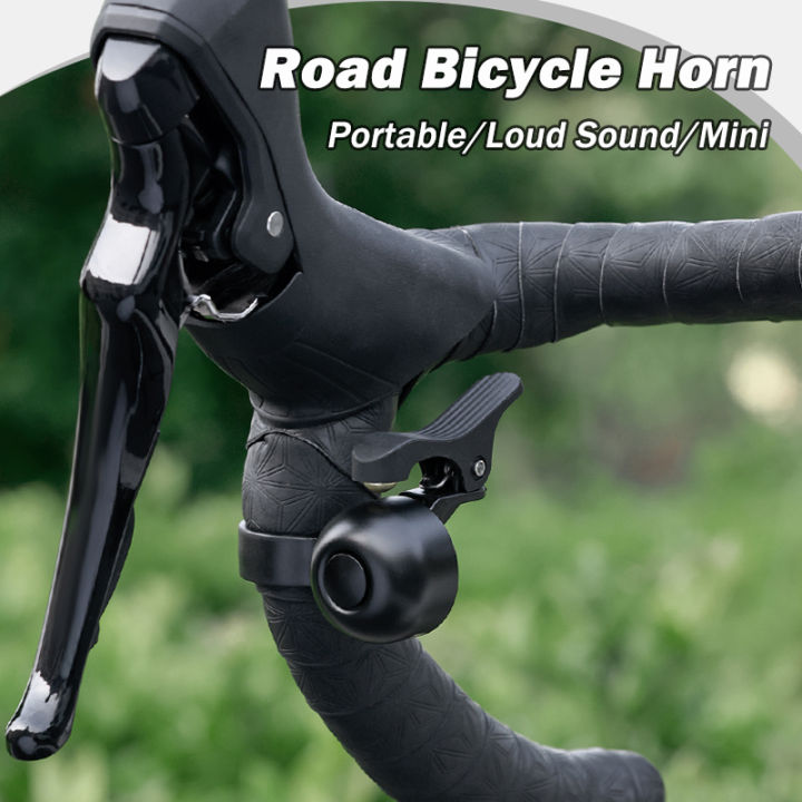Portable Bicycle Bell for Road Bike Ring Crisp Sound Warning Alarm Bike Handlebar Copper Alloy Ring Horn For Safety Cycling
