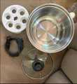Electric kettle|| egg boiler || multifunctional || noodles maker|| 1.2 litter || food warmer|| stainless steel body|| milk boiler ||. 