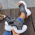 Summer Elegant and  Wedge Thick Soled Sandals Fashionable Best Selling New Comfortable Plus Size Beach Women's Shoes. 
