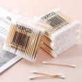 Cotton Buds Pack of 100 –  Double Tip Cotton Swabs  – Soft & Safe Ear Cleaning Sticks for Daily Use. 