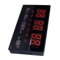 LED Digital Clock Large Digital Wall Clock Hourly Chime Function Backlight Calendar Digital Clock. 