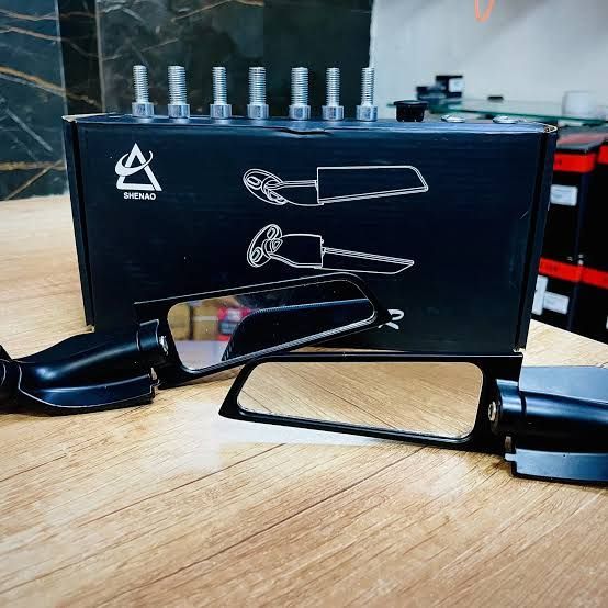 shenao rear mirror Looking Glass Motorcycle Rearview Mirrors Wind Wing ...