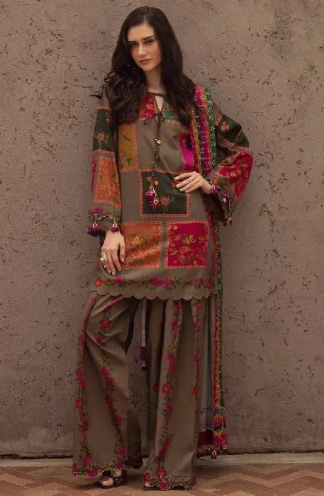 2%20PCs%20Unstitche%20Blended%20Lawn%20Simple%20Digital%20Printed%20Suit%20-%20Image%202