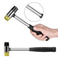 Small Rubber Mallet Hammer – 25 mm Lightweight Double-Sided Rubber and Plastic Head | Non-Slip Ergonomic Grip | Durable, Scratch. 