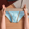 1/3PCS Men's Briefs Simple and Versatile Ice Silk Material, Comfortable, Breathable and Quick Drying Men's Briefs.