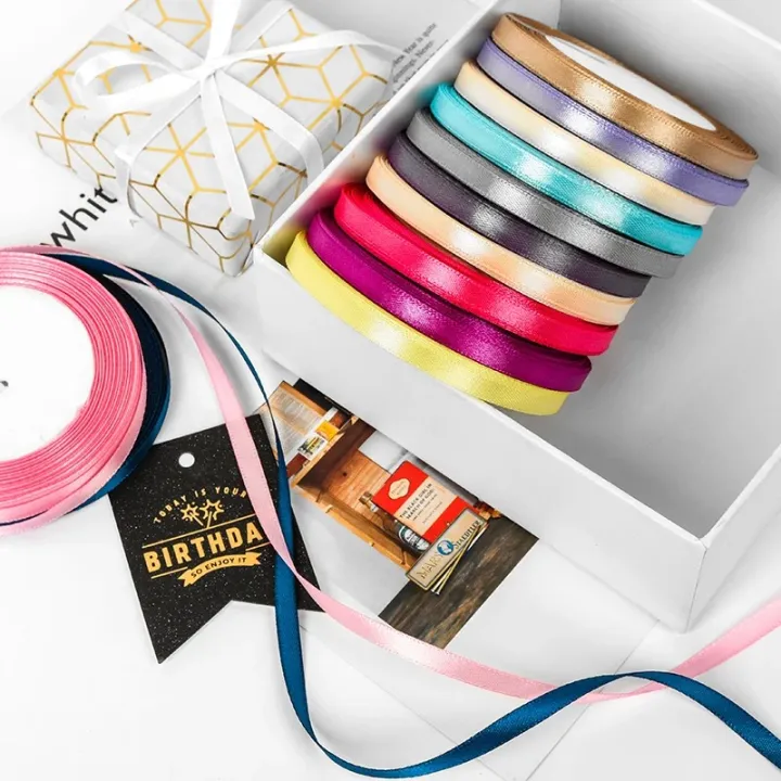 25%20Yards%206%20Mm%20Silk%20Satin%20Ribbons%20for%20Crafts%20Bow%20Handmade%20Accessories%20for%20Clothing%20Accessories%20and%20Hats%20DJIY%20-%20Image%204