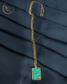 Customised Real Flowers Preserved in Resin Pendant with chain. 