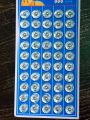 big size pack of 50 tich button rust proof tich button. 