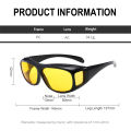 Drivers Goggles Interior Accessory Protective Gears Sunglasses Night Vision Glasses Anti Glare Car Driving Glasses 2024 NEW.